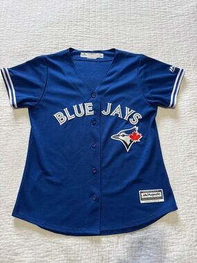 Toronto Blue Jays Majestic Jersey: Women’s Medium